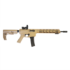 RIFLE CBC DELTA .22LR CANO 14.5" OXIDADO - CORONHA TAN